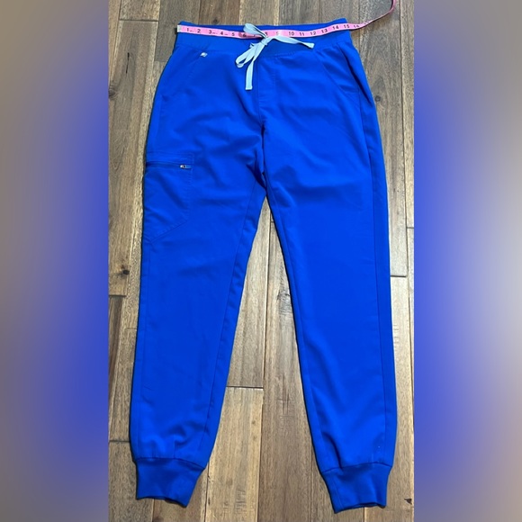 FIGS Zamora™ Jogger Scrub Pants Small. Royal blue. EUC - Picture 5 of 13